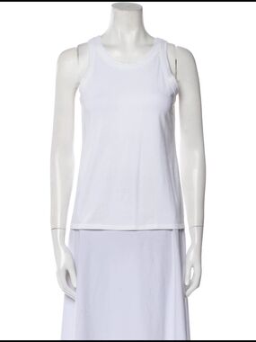 The Row Frankie Classic White Tank XS